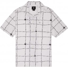 риза,с,къс,ръкав,дамски,ризи,мъжки,ризи,dc,shoes,wired,resort,short,sleeve,shirt,white,(white)