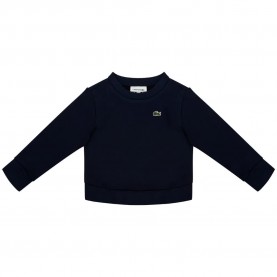 Детска блуза Lacoste kids French Terry Crew sweatshirt - Blue (Marine) детска,блуза,детски,блузи,lacoste,kids,french,terry,crew,sweatshirt,blue,(marine)