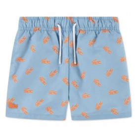 Детски бански гащета Lacoste kids Print swimming shorts - Blue (Chambray) детски,бански,гащета,детски,бански,костюми,lacoste,kids,print,swimming,shorts,blue,(chambray)
