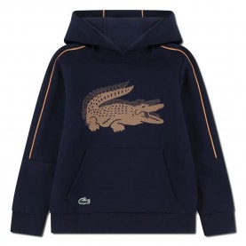 Детски суичър Lacoste kids Spacer Knit Sport hoodie - Blue (Marine) детски,суичър,детски,блузи,lacoste,kids,spacer,knit,sport,hoodie,blue,(marine)