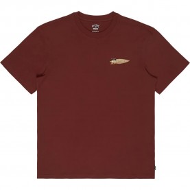 Тениска Billabong Runner Up short sleeve T-shirt - Red (Burnt Red) тениска,мъжки,тениски,дамски,тениски,billabong,runner,up,short,sleeve,t,shirt,red,(burnt,red)