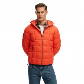 Яке Superdry Box Quilt Fuji Lite jacket - Orange (Peak Orange) яке,мъжки,якета,дамски,якета,и,палта,superdry,box,quilt,fuji,lite,jacket,orange,(peak,orange)