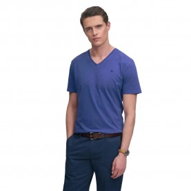 тениска,мъжки,тениски,дамски,тениски,superdry,classic,cotton,linen,vee,short,sleeve,v,neck,t,shirt,blue,(serge,blue)