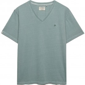 тениска,мъжки,тениски,дамски,тениски,superdry,classic,cotton,linen,vee,short,sleeve,v,neck,t,shirt,blue,(silver,sage)