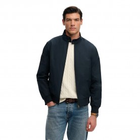 Яке Superdry Classic Harrington jacket - Blue (Eclipse Navy) яке,мъжки,якета,дамски,якета,и,палта,superdry,classic,harrington,jacket,blue,(eclipse,navy)