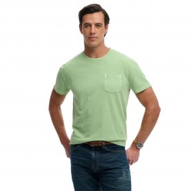 Тениска Superdry Cotton Classic Linen Pocket short sleeve T-shirt - Green (Pastel Peppermint) тениска,мъжки,тениски,дамски,тениски,superdry,cotton,classic,linen,pocket,short,sleeve,t,shirt,green,(pastel,peppermint)