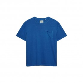 Тениска Superdry Cotton Classic Linen Pocket short sleeve T-shirt - Blue (Serge Blue) тениска,мъжки,тениски,дамски,тениски,superdry,cotton,classic,linen,pocket,short,sleeve,t,shirt,blue,(serge,blue)