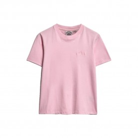 Тениска Superdry Essential Logo Embroidered short sleeve T-shirt - Pink (Pink Lady) тениска,мъжки,тениски,дамски,тениски,superdry,essential,logo,embroidered,short,sleeve,t,shirt,pink,(pink,lady)