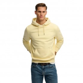 Суичър Superdry Essential Logo hoodie - Yellow (Pastel Yellow) суичър,мъжки,пуловери,superdry,essential,logo,hoodie,yellow,(pastel,yellow)