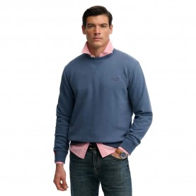 блуза,мъжки,пуловери,superdry,essential,logo,sweatshirt,blue,(vintage,indigo)