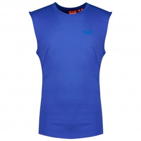 Тениска Superdry Essential Logo Unbrushed sleeveless T-shirt - Blue (Summer Navy) тениска,мъжки,тениски,дамски,тениски,superdry,essential,logo,unbrushed,sleeveless,t,shirt,blue,(summer,navy)