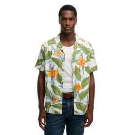 Риза с къс ръкав Superdry Hawaiian Print short sleeve shirt - Green (Evergreen Hawaiian Optic) риза,с,къс,ръкав,дамски,ризи,мъжки,ризи,superdry,hawaiian,print,short,sleeve,shirt,green,(evergreen,hawaiian,optic)