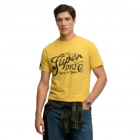 Тениска Superdry Industry Worker Relaxed Fit short sleeve T-shirt - Yellow (Daffodil Yellow) тениска,мъжки,тениски,дамски,тениски,superdry,industry,worker,relaxed,fit,short,sleeve,t,shirt,yellow,(daffodil,yellow)