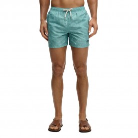 Бански гащета Superdry Premium Printed 15 swimming shorts - Green / Blue (Mini Flora Green) бански,гащета,мъжки,бански,костюми,superdry,premium,printed,15,swimming,shorts,green,blue,(mini,flora,green)