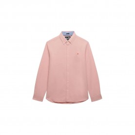 риза,с,дълъг,ръкав,мъжки,ризи,superdry,preppy,oxford,long,sleeve,shirt,pink,(peach,amber,pink,chambray)