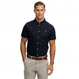 риза,с,къс,ръкав,дамски,ризи,мъжки,ризи,superdry,preppy,oxford,short,sleeve,shirt,blue,(eclipse,navy)