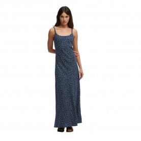 Рокля Superdry Printed Cami Maxi sleeveless long dress - Blue (Navy Blue Ditsy Hearts) рокля,дамски,поли,и,рокли,superdry,printed,cami,maxi,sleeveless,long,dress,blue,(navy,blue,ditsy,hearts)