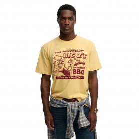 Тениска Superdry Roadside Trade Loose Fit short sleeve T-shirt - Yellow (Daffodil Yellow) тениска,мъжки,тениски,дамски,тениски,superdry,roadside,trade,loose,fit,short,sleeve,t,shirt,yellow,(daffodil,yellow)
