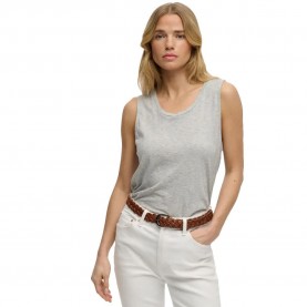 Тениска Superdry Scoop Neck sleeveless T-shirt - Grey (Pepper Grey Marl) тениска,мъжки,тениски,дамски,тениски,superdry,scoop,neck,sleeveless,t,shirt,grey,(pepper,grey,marl)