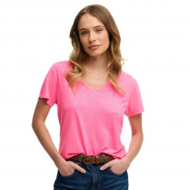 тениска,мъжки,тениски,дамски,тениски,superdry,studios,slub,embroidered,vee,short,sleeve,t,shirt,pink,(fluro,pink)