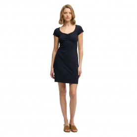 Блуза с къс ръкав Superdry Sweetheart Jersey Mini short sleeve short dress - Black (Eclipse Navy) блуза,с,къс,ръкав,дамски,поли,и,рокли,superdry,sweetheart,jersey,mini,short,sleeve,short,dress,black,(eclipse,navy)