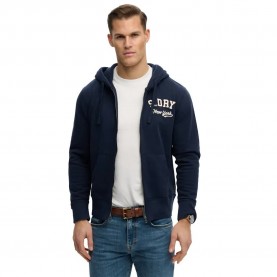 Суичър Superdry Vintage Athletic hoodie - Blue (Eclipse Navy) суичър,мъжки,пуловери,superdry,vintage,athletic,hoodie,blue,(eclipse,navy)