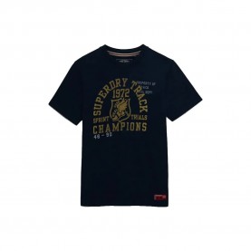 Тениска Superdry Vintage Prep Relaxed Fit short sleeve T-shirt - Blue (Dark Navy) тениска,мъжки,тениски,дамски,тениски,superdry,vintage,prep,relaxed,fit,short,sleeve,t,shirt,blue,(dark,navy)
