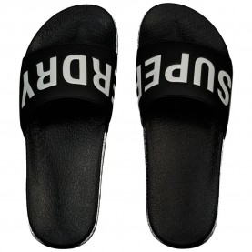 Superdry WF310256A Pool slides - Black (Black) мъжки,джапанки,и,чехли,дамски,сандали,и,чехли,superdry,wf310256a,pool,slides,black,(black)