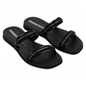 Ipanema Glow slides - Black (Black / Black / Gold) мъжки,джапанки,и,чехли,дамски,сандали,и,чехли,ipanema,glow,slides,black,(black,black,gold)
