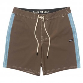 Бански гащета Salty crew Channel boardshort swimming shorts - Brown (Dark Brown) бански,гащета,мъжки,бански,костюми,salty,crew,channel,boardshort,swimming,shorts,brown,(dark,brown)