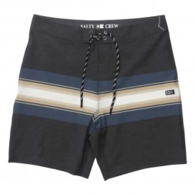 Бански гащета Salty crew Crew stripe boardshort swimming shorts - Black (Pirate Black) бански,гащета,мъжки,бански,костюми,salty,crew,crew,stripe,boardshort,swimming,shorts,black,(pirate,black)