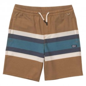 бански,гащета,детски,бански,костюми,salty,crew,crew,stripe,volley,swimming,shorts,brown,(bronze,brown)