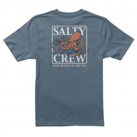 Тениска Salty crew Ink slinger short sleeve T-shirt - Blue (Slate) тениска,мъжки,тениски,дамски,тениски,salty,crew,ink,slinger,short,sleeve,t,shirt,blue,(slate)