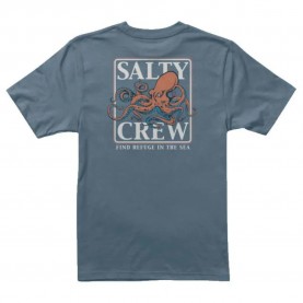 Тениска Salty crew Ink slinger standard short sleeve T-shirt - Blue (Slate) тениска,мъжки,тениски,дамски,тениски,salty,crew,ink,slinger,standard,short,sleeve,t,shirt,blue,(slate)