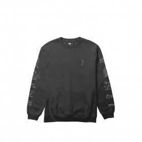 Блуза Salty crew Reel lb crewneck sweatshirt - Black (Pirate Black) блуза,мъжки,пуловери,salty,crew,reel,lb,crewneck,sweatshirt,black,(pirate,black)