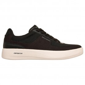 маратонки,мъжки,маратонки,дамски,маратонки,skechers,arch,fit,court,break,trainers,black,(black,microfiber,duraleather,blue,trim)