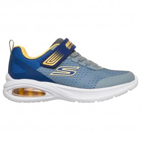 Маратонки Skechers Microspec Max Advance Squad Pacer trainers - Blue (Charcoal Textile / Synthetic / Navy Yellow Trim) маратонки,мъжки,маратонки,дамски,маратонки,skechers,microspec,max,advance,squad,pacer,trainers,blue,(charcoal,textile,synthetic,navy,yellow,trim)