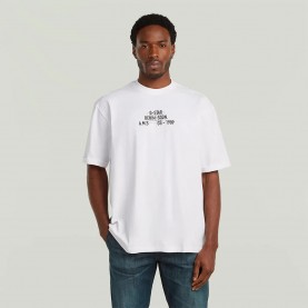 Тениска G-Star D29296-E385 short sleeve T-shirt - White (White) тениска,мъжки,тениски,дамски,тениски,g,star,d29296,e385,short,sleeve,t,shirt,white,(white)