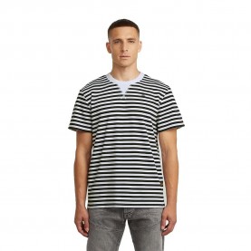 тениска,мъжки,тениски,дамски,тениски,g,star,nifous,stripe,short,sleeve,t,shirt,white,black,(white,dark,black,stripe)