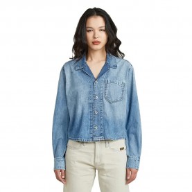 Риза с дълъг ръкав G-Star Resort Boxy Relaxed Fit long sleeve shirt - Blue (Faded Blue Kyanite) риза,с,дълъг,ръкав,дамски,ризи,мъжки,ризи,g,star,resort,boxy,relaxed,fit,long,sleeve,shirt,blue,(faded,blue,kyanite)