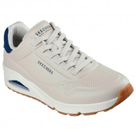 Маратонки Skechers Uno Tailored Air trainers refurbished - Beige (Natural Duraleather / Blue Suede) маратонки,мъжки,маратонки,дамски,маратонки,skechers,uno,tailored,air,trainers,refurbished,beige,(natural,duraleather,blue,suede)