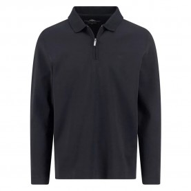 Fynch hatton 15121515 long sleeve polo - Black (Black) дамски,блузи,с,яка,мъжки,блузи,с,яка,fynch,hatton,15121515,long,sleeve,polo,black,(black)