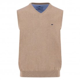 потник,мъжки,пуловери,дамски,пуловери,fynch,hatton,1512214,knitted,vest,brown,(taupe)