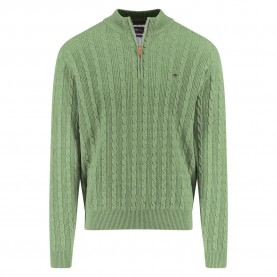 блуза,мъжки,пуловери,дамски,пуловери,fynch,hatton,1512226,half,zip,sweater,green,(avocado)