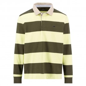 Fynch hatton 16021363 long sleeve polo - Green (Dark Khaki) дамски,блузи,с,яка,мъжки,блузи,с,яка,fynch,hatton,16021363,long,sleeve,polo,green,(dark,khaki)