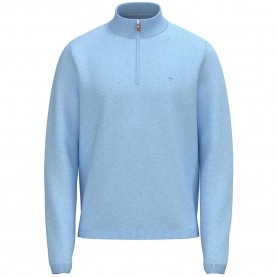 Блуза Fynch hatton 1602316 half zip sweater - Blue (New Breeze) блуза,мъжки,пуловери,дамски,пуловери,fynch,hatton,1602316,half,zip,sweater,blue,(new,breeze)