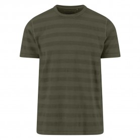 Тениска Fynch hatton 16031208 short sleeve T-shirt - Green (Dark Khaki) тениска,мъжки,тениски,дамски,тениски,fynch,hatton,16031208,short,sleeve,t,shirt,green,(dark,khaki)