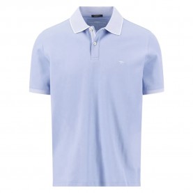 Fynch hatton 16031703 short sleeve polo - Blue (New Breeze) дамски,блузи,с,яка,мъжки,блузи,с,яка,fynch,hatton,16031703,short,sleeve,polo,blue,(new,breeze)