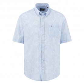 Риза с къс ръкав Fynch hatton 16035091 short sleeve shirt - Blue (New Breeze) риза,с,къс,ръкав,дамски,ризи,мъжки,ризи,fynch,hatton,16035091,short,sleeve,shirt,blue,(new,breeze)