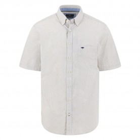 Риза с къс ръкав Fynch hatton 16036131 short sleeve shirt - White (Pale Yellow) риза,с,къс,ръкав,дамски,ризи,мъжки,ризи,fynch,hatton,16036131,short,sleeve,shirt,white,(pale,yellow)